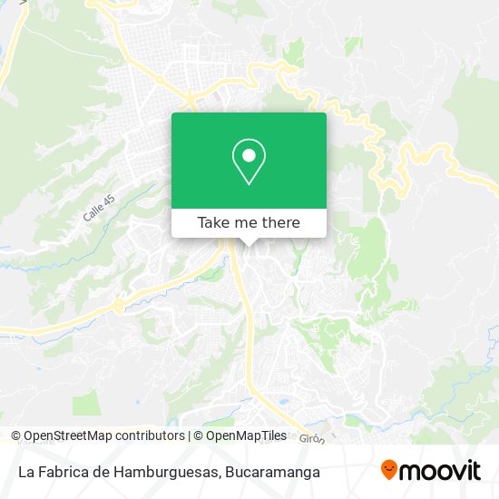 La Fabrica de Hamburguesas map