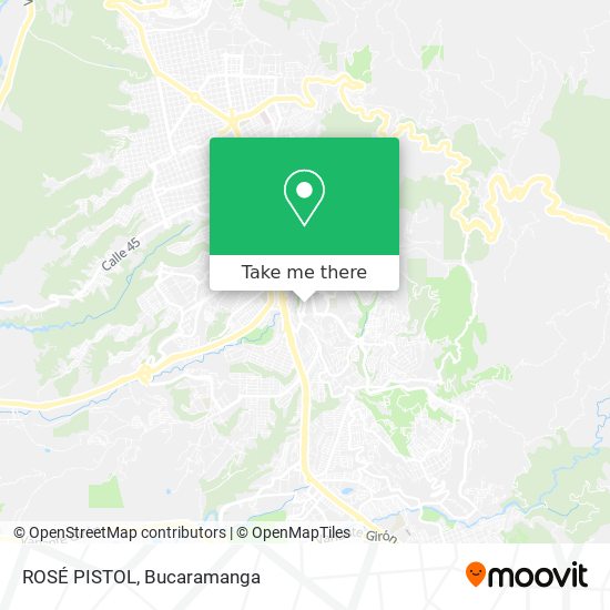 Mapa de ROSÉ PISTOL