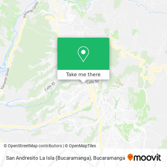 San Andresito La Isla (Bucaramanga) map
