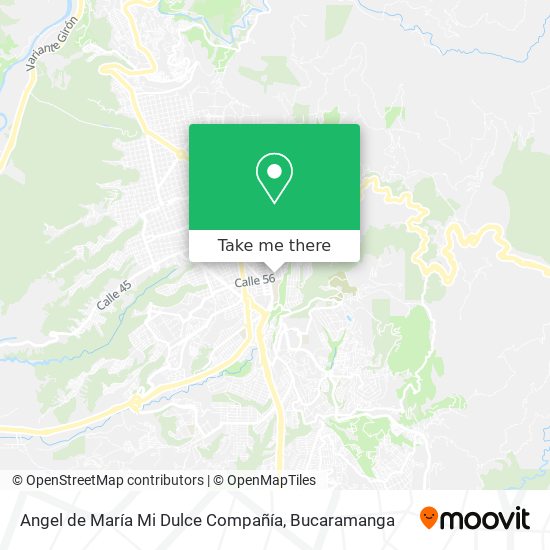 Mapa de Angel de María Mi Dulce Compañía