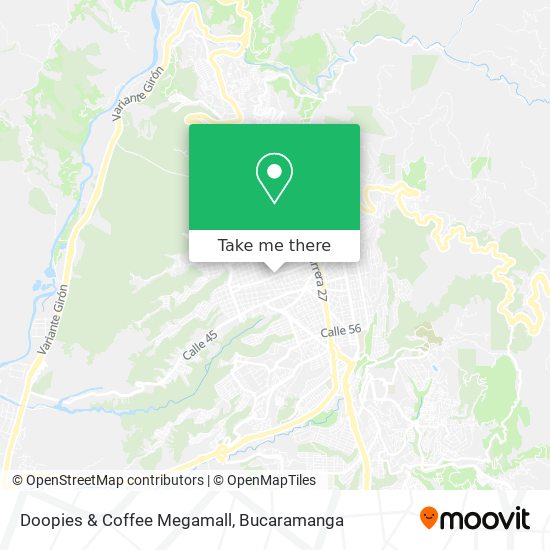 Doopies & Coffee Megamall map