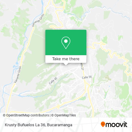 Krusty Buñuelos La 36 map
