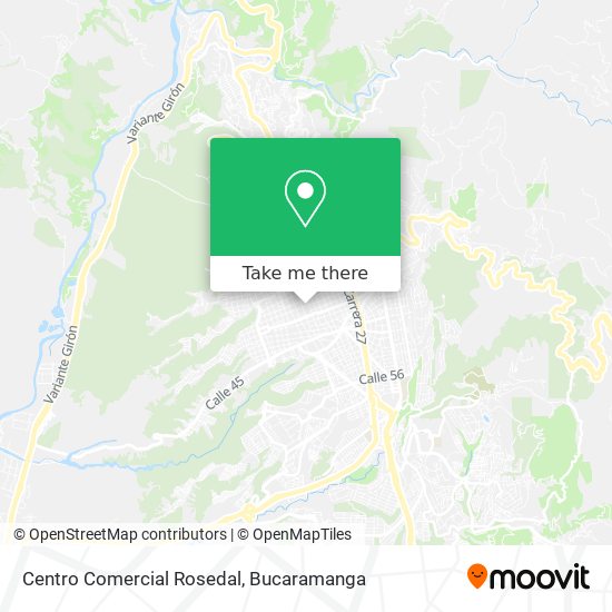 Centro Comercial Rosedal map