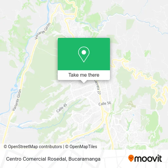 Centro Comercial Rosedal map