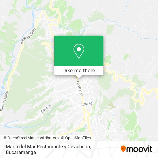 Mapa de María del Mar Restaurante y Cevichería