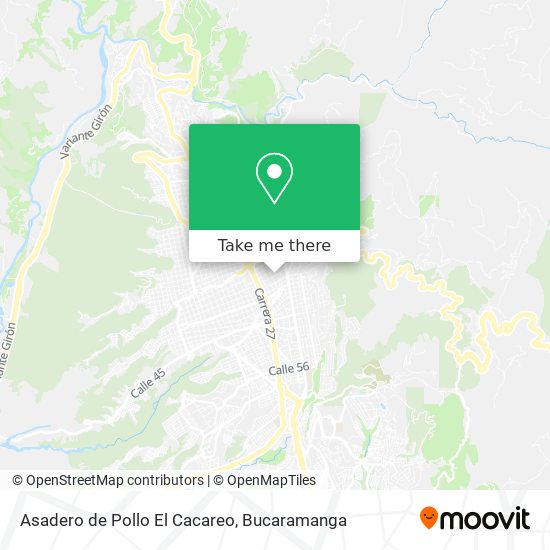 Asadero de Pollo El Cacareo map