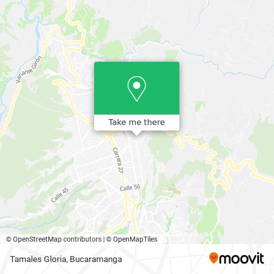 Tamales Gloria map