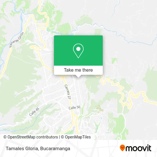 Tamales Gloria map