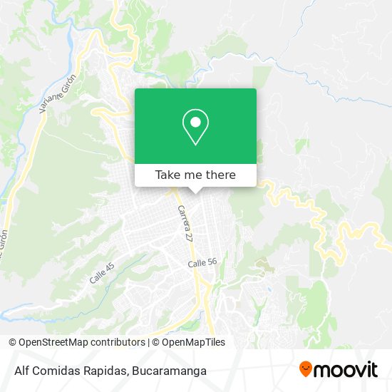 Alf Comidas Rapidas map