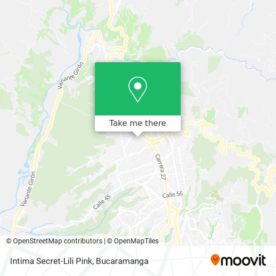 Mapa de Intima Secret-Lili Pink