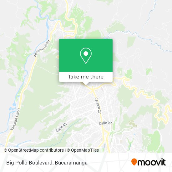 Big Pollo Boulevard map