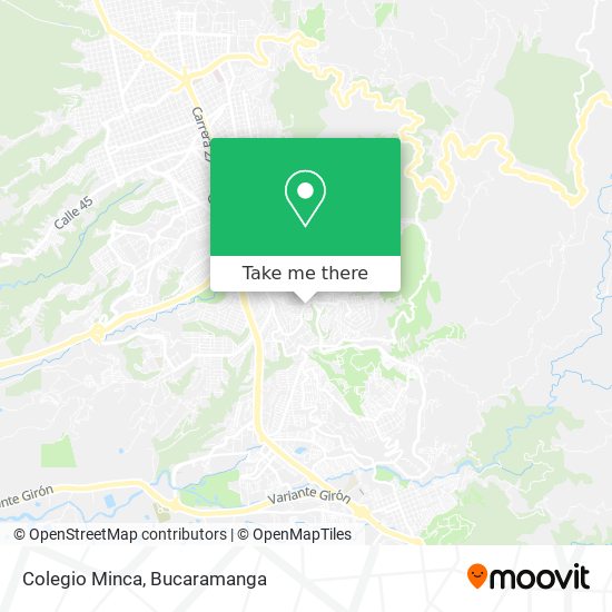 Mapa de Colegio Minca