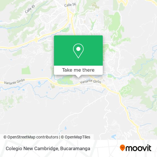 Mapa de Colegio New Cambridge