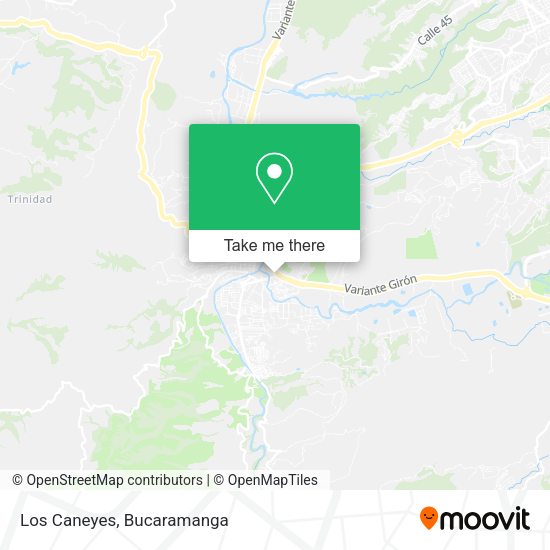 Mapa de Los Caneyes