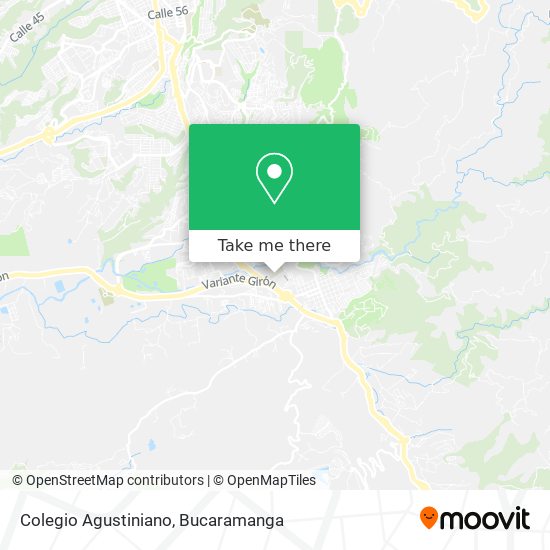 Colegio Agustiniano map