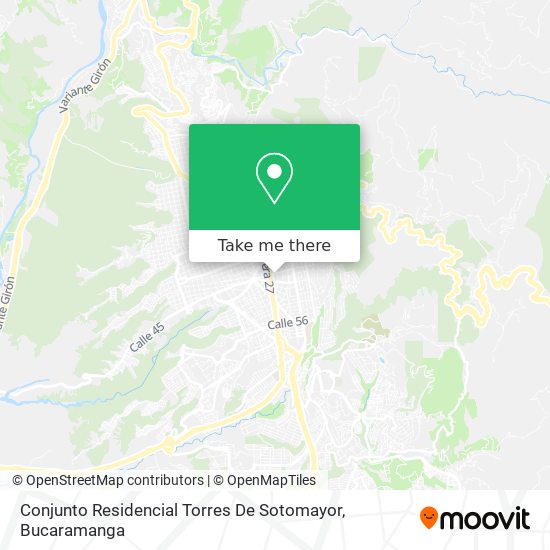 Mapa de Conjunto Residencial Torres De Sotomayor