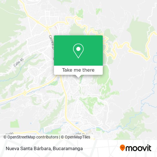 Nueva Santa Bárbara map