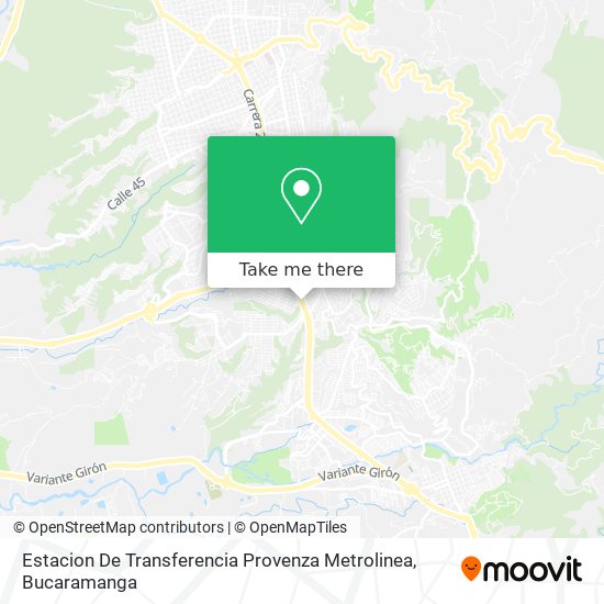 Mapa de Estacion De Transferencia Provenza Metrolinea
