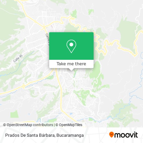 Mapa de Prados De Santa Bárbara