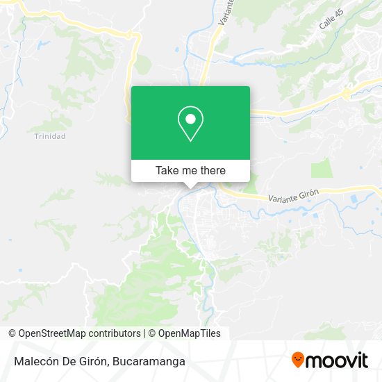 Mapa de Malecón De Girón
