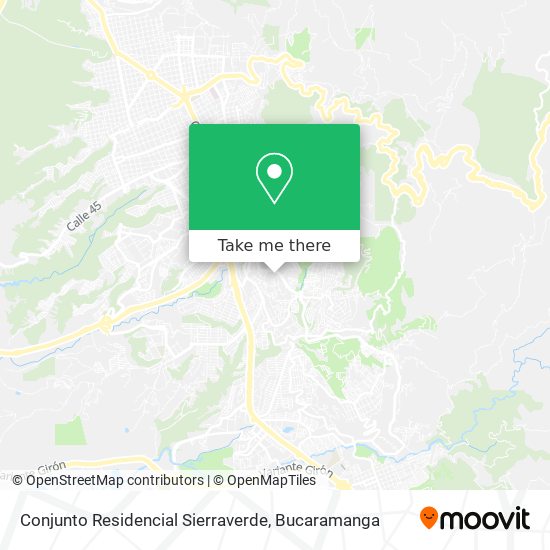 Conjunto Residencial Sierraverde map