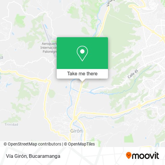 Mapa de Vía Girón