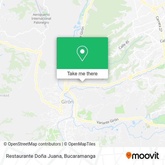 Restaurante Doña Juana map