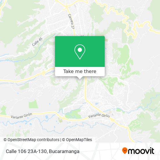 Mapa de Calle 106 23A-130