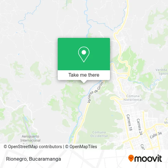 Rionegro map