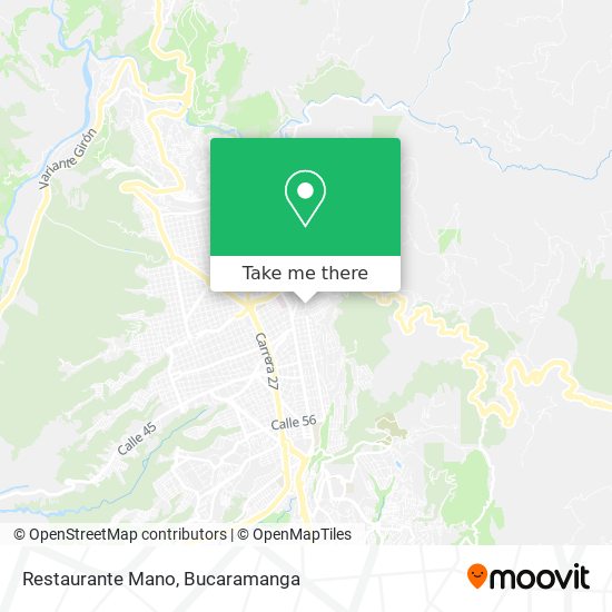 Restaurante Mano map