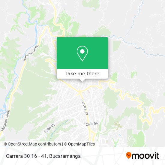 Mapa de Carrera 30 16 - 41