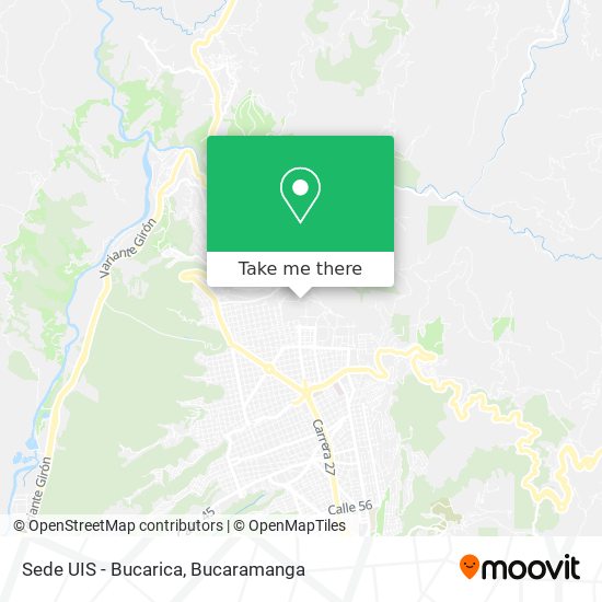 Sede UIS - Bucarica map