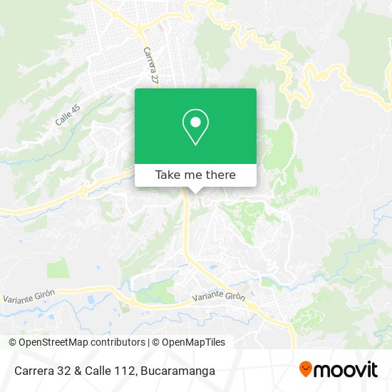 Carrera 32 & Calle 112 map