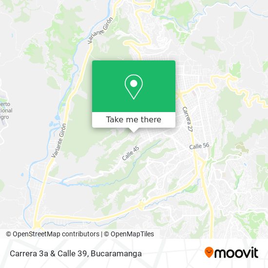 Mapa de Carrera 3a & Calle 39