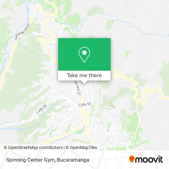 Spinning Center Gym map