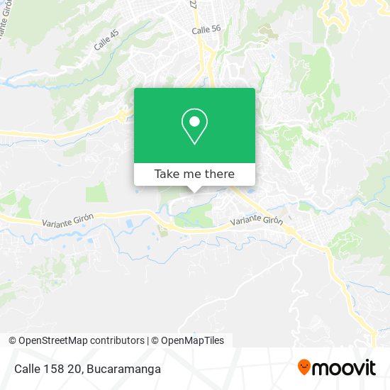 Mapa de Calle 158 20