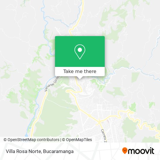 Villa Rosa Norte map