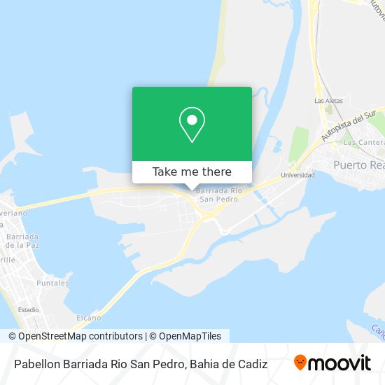 mapa Pabellon Barriada Rio San Pedro
