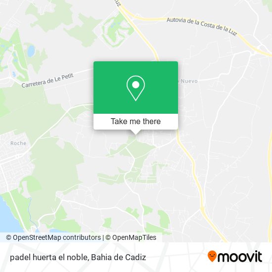 padel huerta el noble map