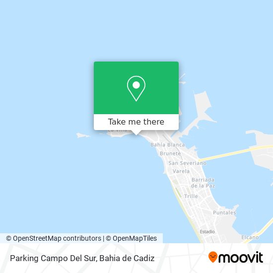 Parking Campo Del Sur map