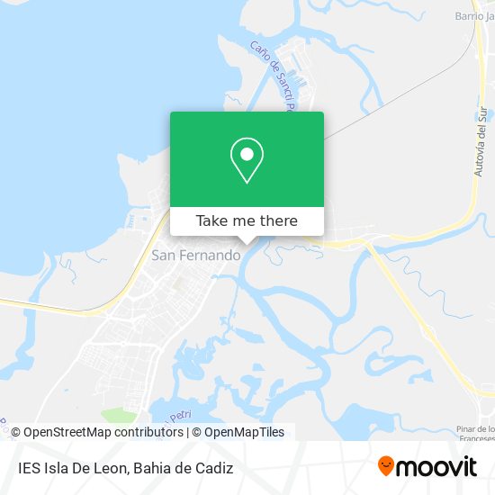 IES Isla De Leon map