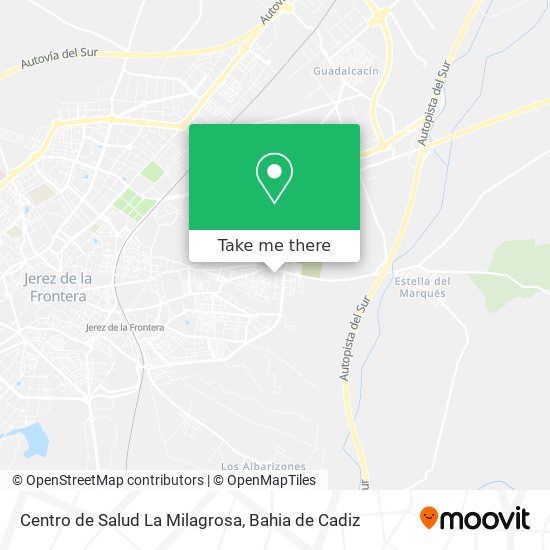 mapa Centro de Salud La Milagrosa