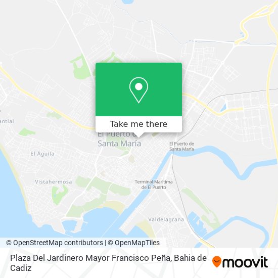 Plaza Del Jardinero Mayor Francisco Peña map