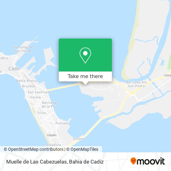 Muelle de Las Cabezuelas map