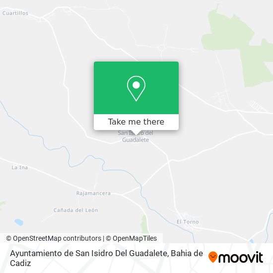 mapa Ayuntamiento de San Isidro Del Guadalete