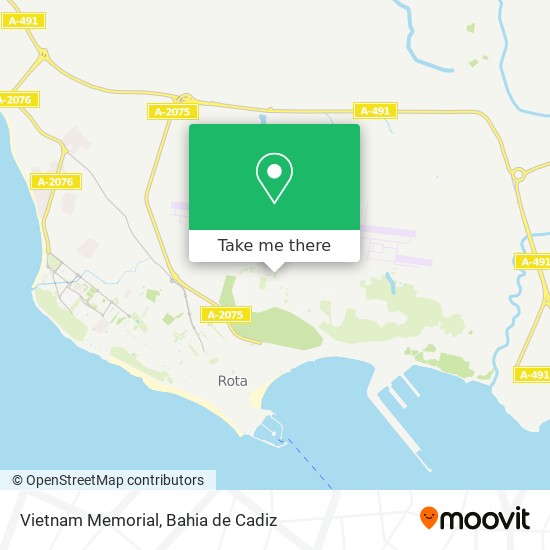 mapa Vietnam Memorial