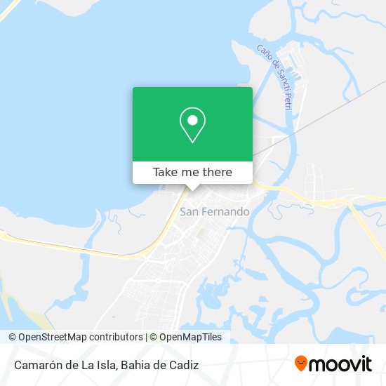 Camarón de La Isla map