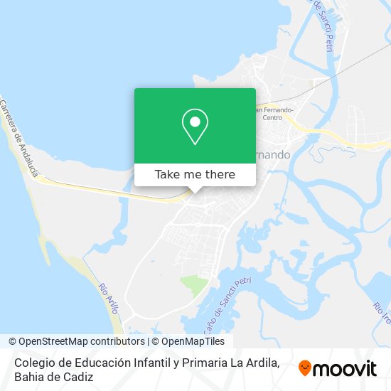 Colegio de Educación Infantil y Primaria La Ardila map