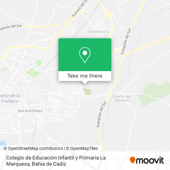 mapa Colegio de Educación Infantil y Primaria La Marquesa