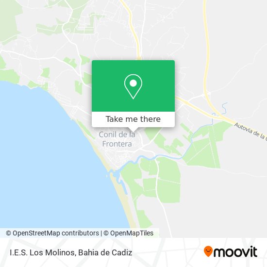 I.E.S. Los Molinos map
